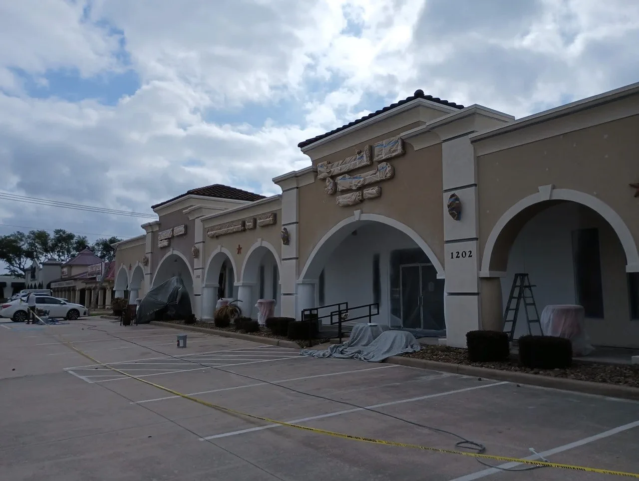 Exterior house painting with premium finish Houston TX